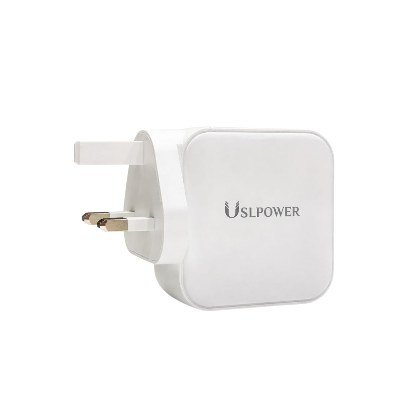 USLPOWER 100W Smart GaN Charger – 4 Port Fast Charging (3 USB-C + USB-A) PD PPS UK Plug