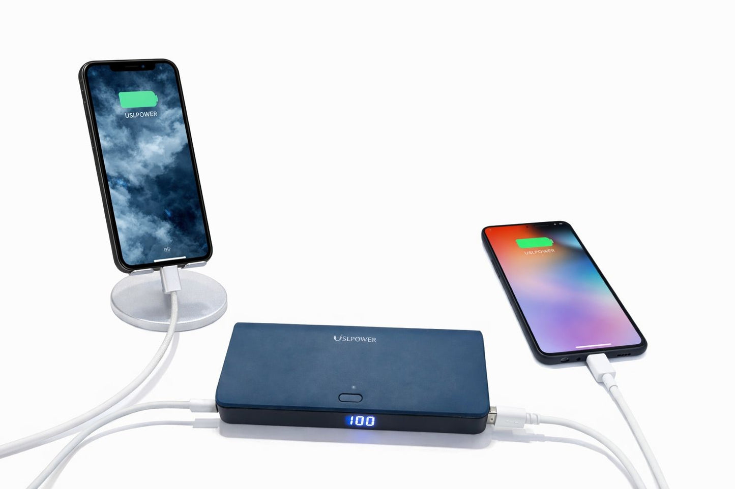 USLPower 20000 mAh Power Bank with 35 W Fast Charging – Blue